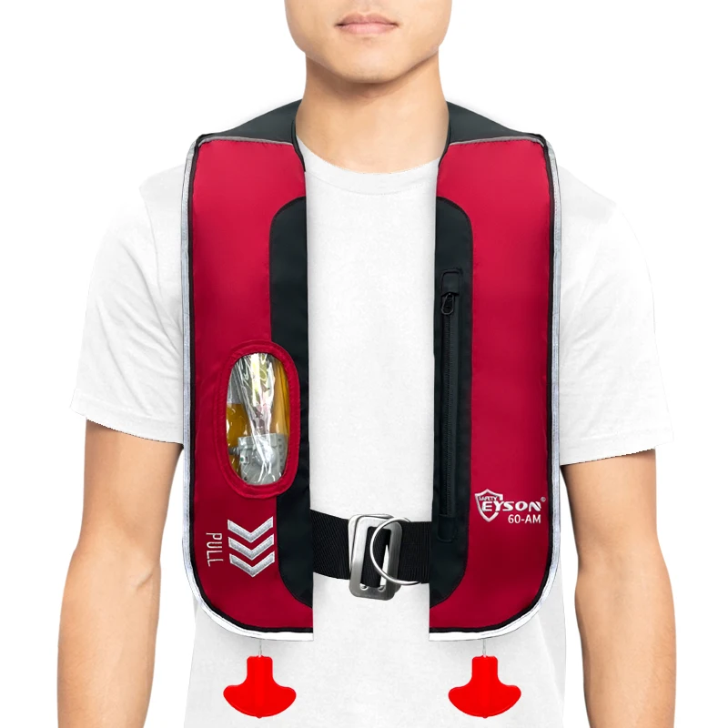 Eyson Custom Double Airbag Marine Solas Safety PFD Automatic Inflatable Life Vest Jakcket