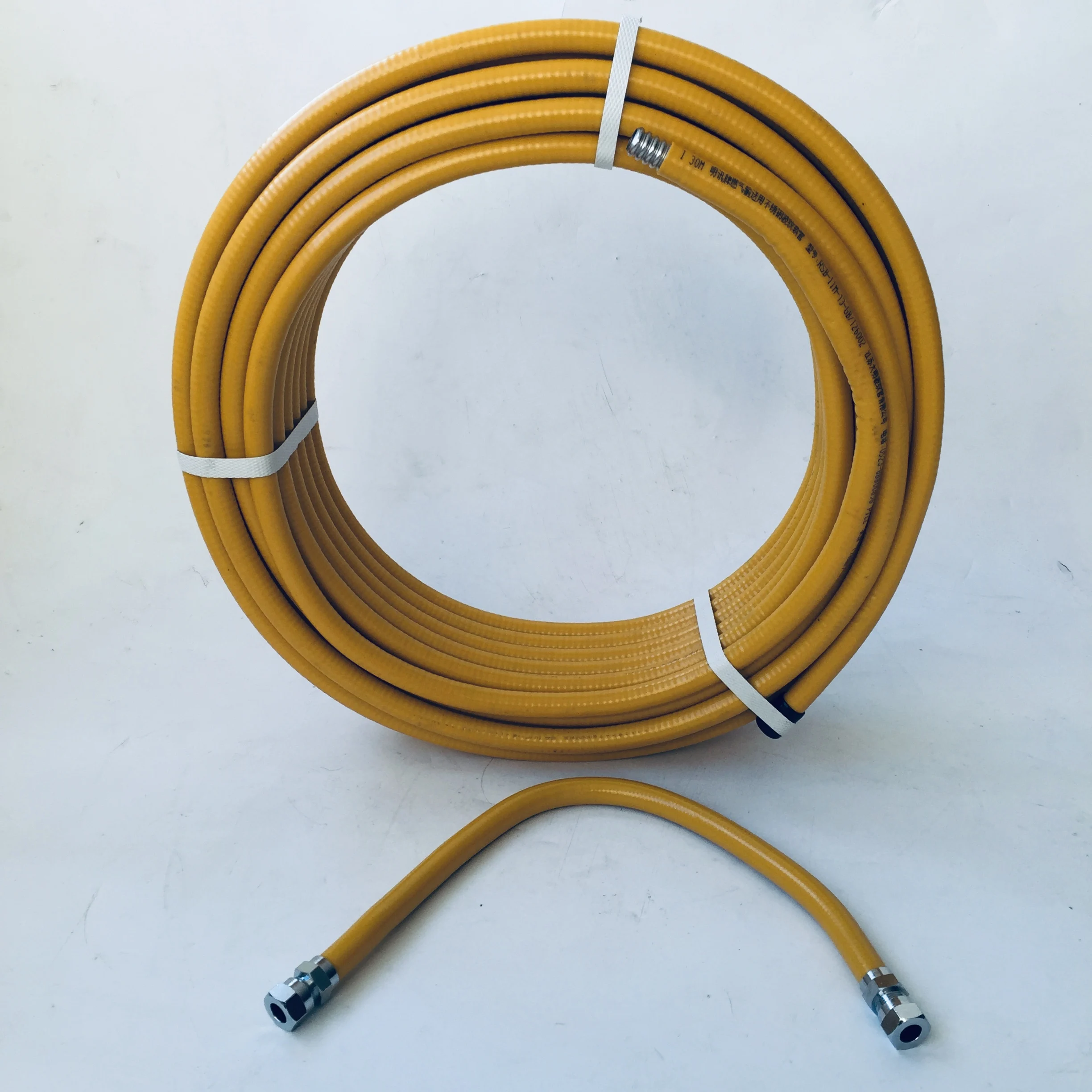 SS304 Flexible hose corrugated pipe metal tube for gas ,gas transmission stainless corrugated hose ,flexible annular corr