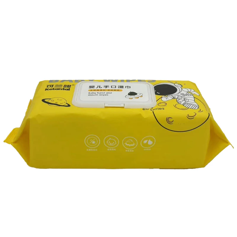 Baby Bamboo Organic Biodegradable Wet Wipes  Eco-friendly Non-woven Spun lace Unscented Baby Wet Water Wipes