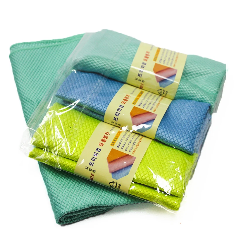 cheap alibaba china products made in china Warp-terry Weft-knitting waffle suede glass-cloth 100%microfiber kitchen towel