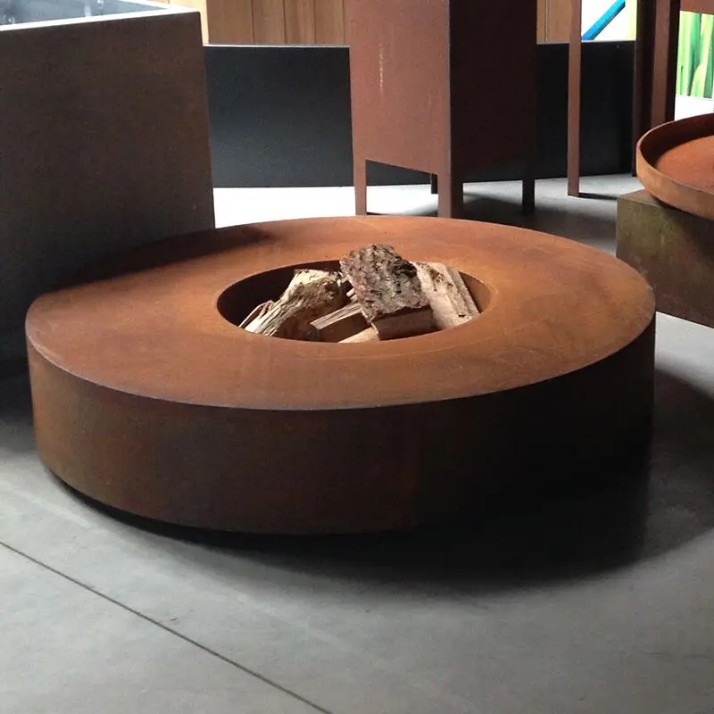  Corten стальной круглый огонь патио характеристики