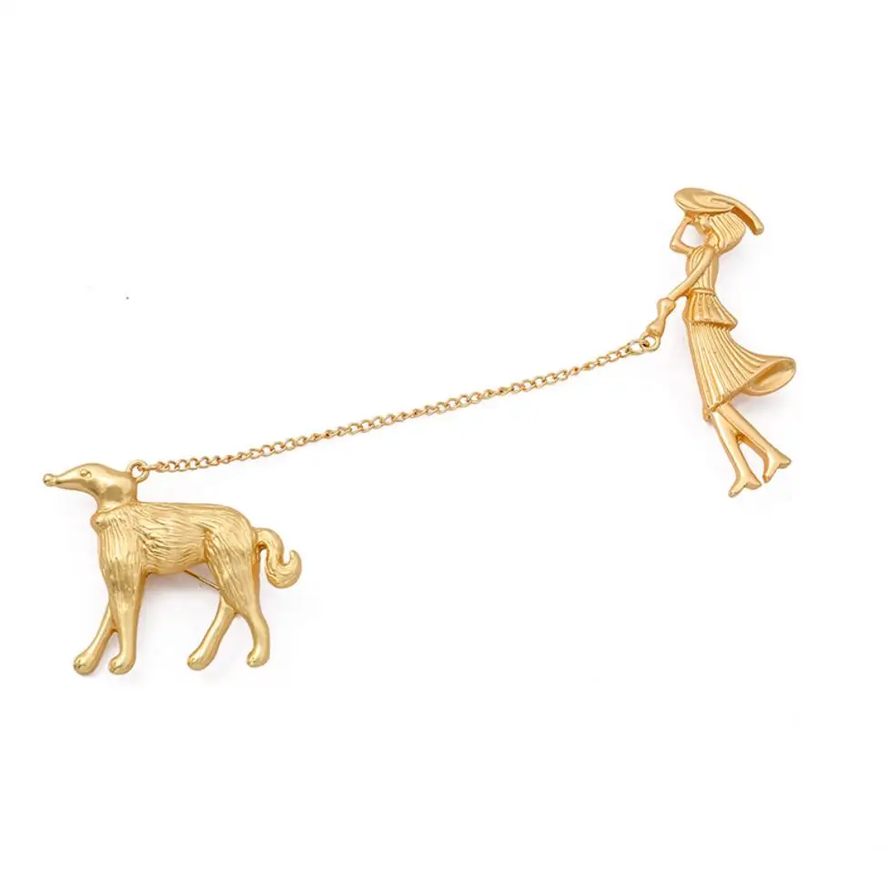 Die casting gold pin leaf brooch , broche customized , hijab pin brooches for sale