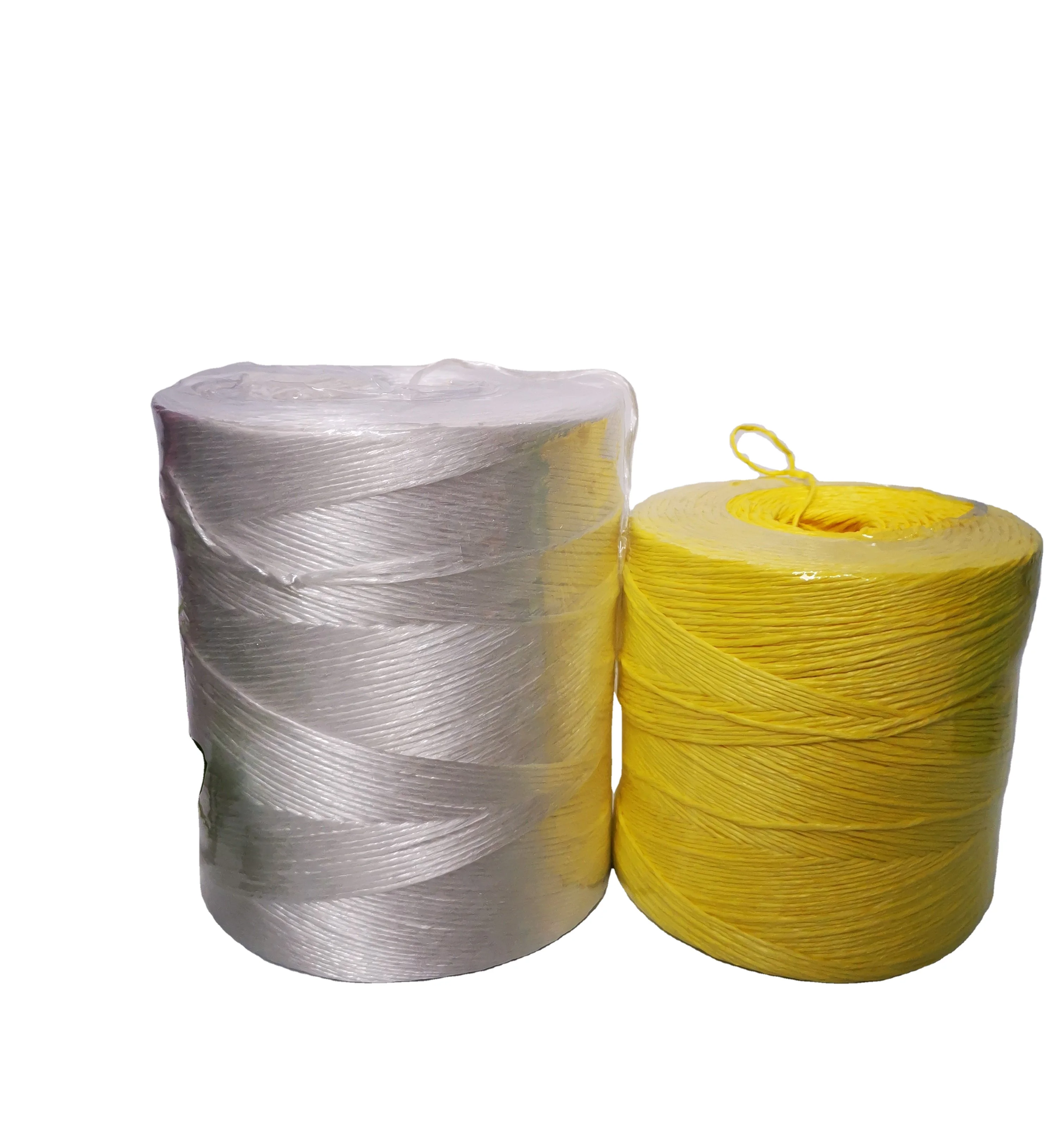 Fibrillated pp yarn/Polyester Sewing Threadnatural Binder Twine