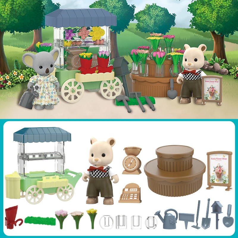 Koala Town детская аудиосвязь хлеб продажа автомобиля игрушки Мороженое магазин bazaar