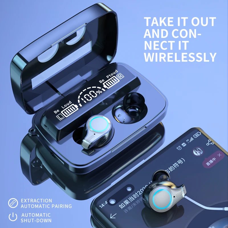 M9-18 магнит из Металла in-ear спортивные iwreless наушники закрывающие шум подключение затем выключение питания/магнит отдельные включите