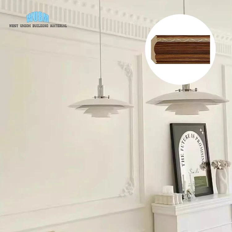 MDF/pine wood crown PS moulding skirting moulding trim moulding and 1/4 quarter round MDF Decorative Crown Ceiling