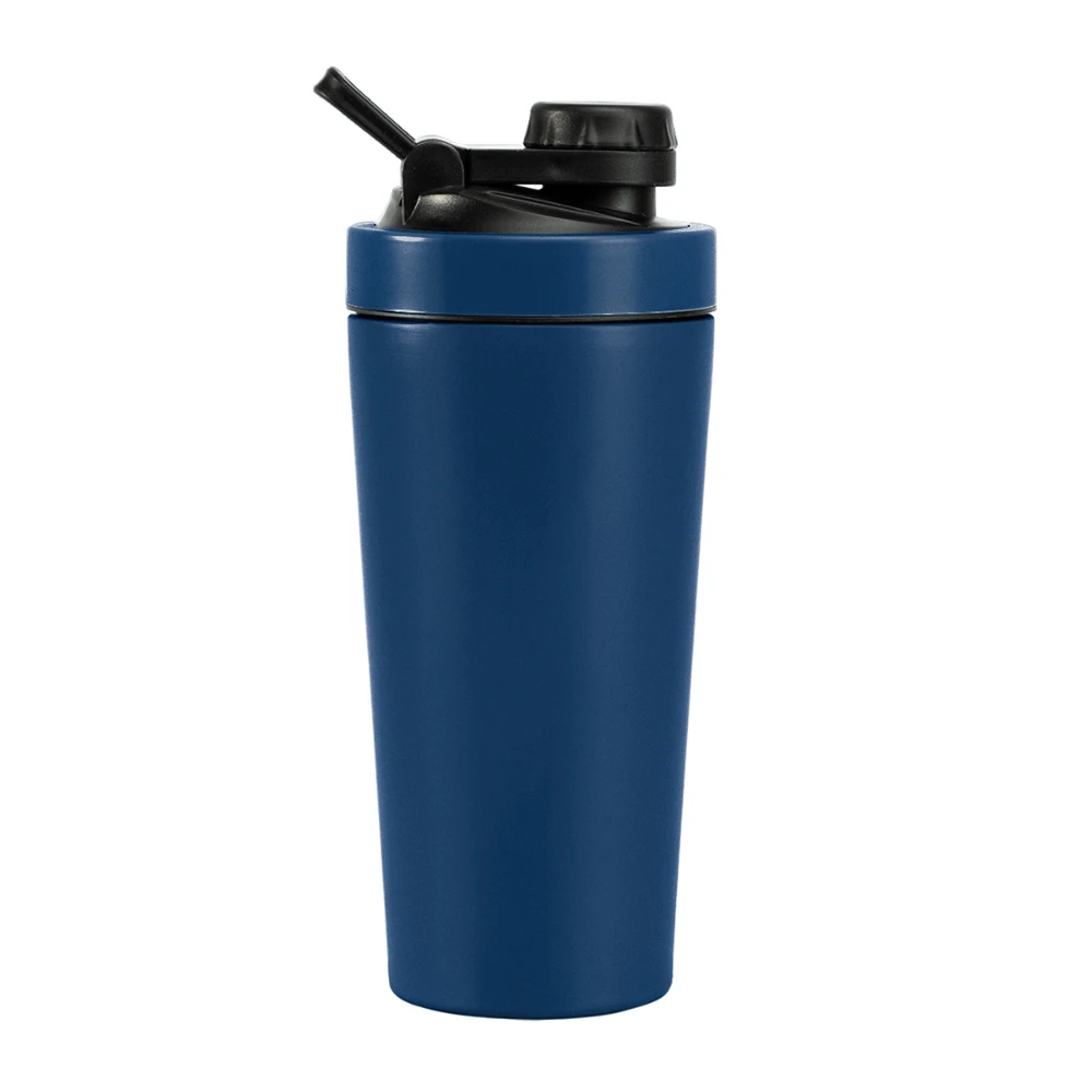 750ml Drink Gym Outdoor Sports Insulated Stainless Steel Metal Shakers Protein Shaker Bottle Cup With Custom Logo