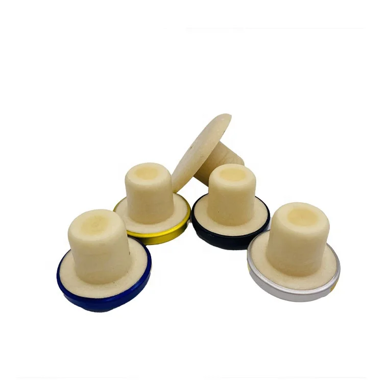 Wooden Caps Synthetic Cork Bottle Stopper Lids Bottle Caps Closures