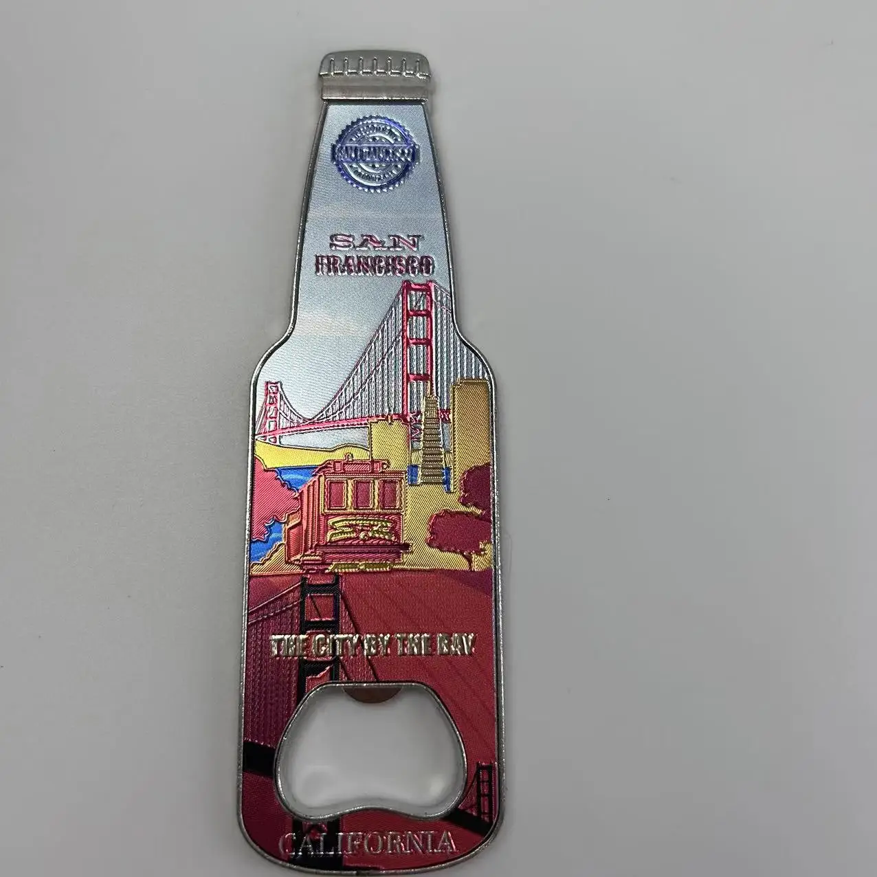 San Francisco California  bulk price 3d souvenirs metal tourist city scenery bottle opener fridge magnet