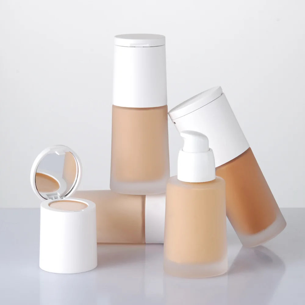 Custom Logo Makeup Vegan Sunscreen Waterproof Long Lasting Full Coverage Private Label Liquid Matte Foundation For Black Women