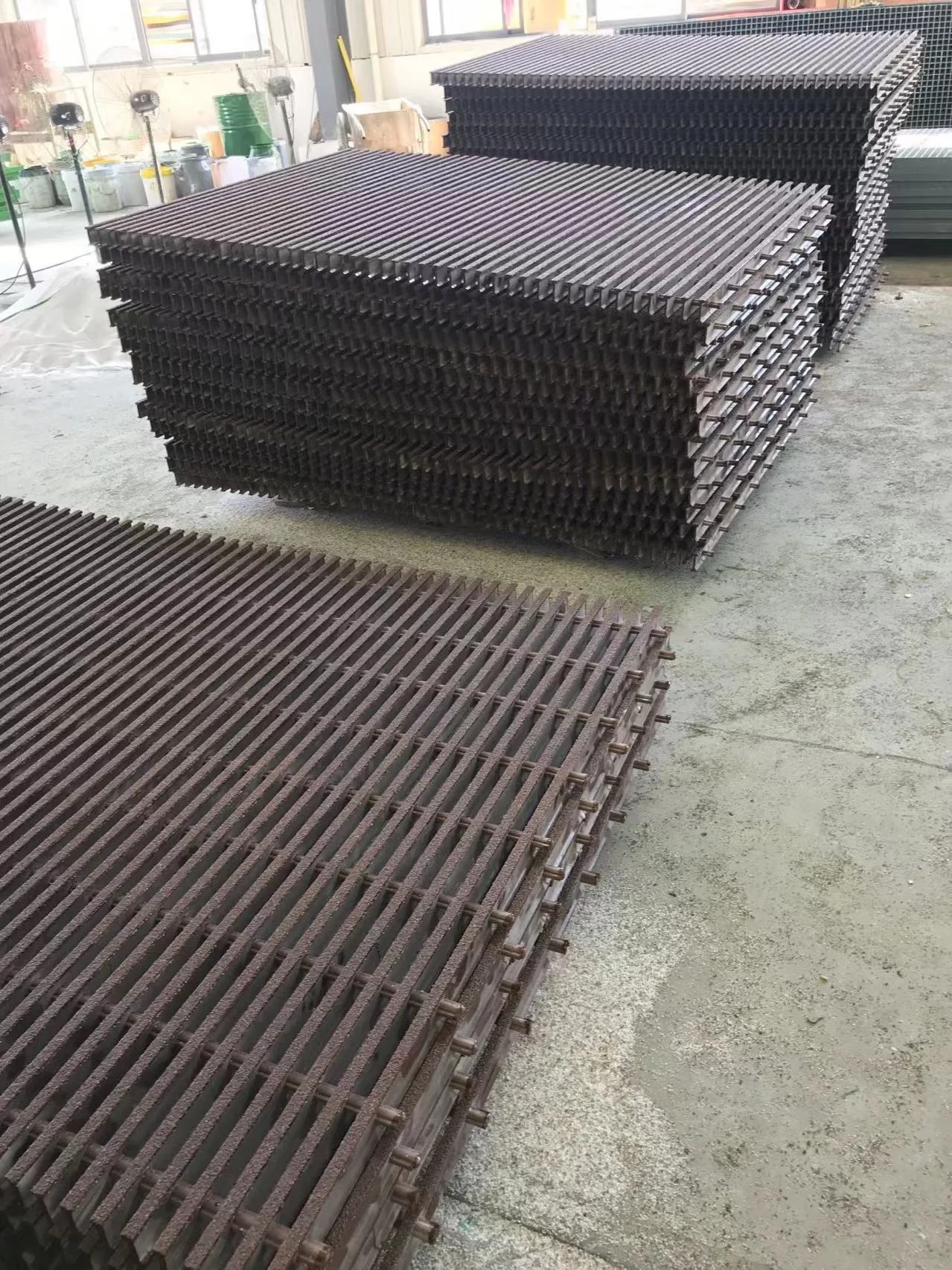 GRP Pultruded Gratings Glass Fiber Reinforced Polymer Gratings GRP Gratings