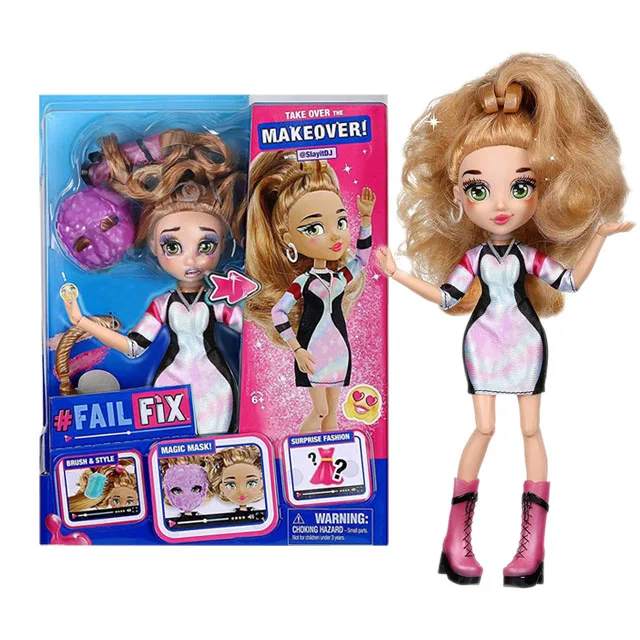 DIY Beauty Perfume Doll Toys 9 Inch 11 Joints Solid Body 3D Eyes Girl African Baby Black Dolls For Kids