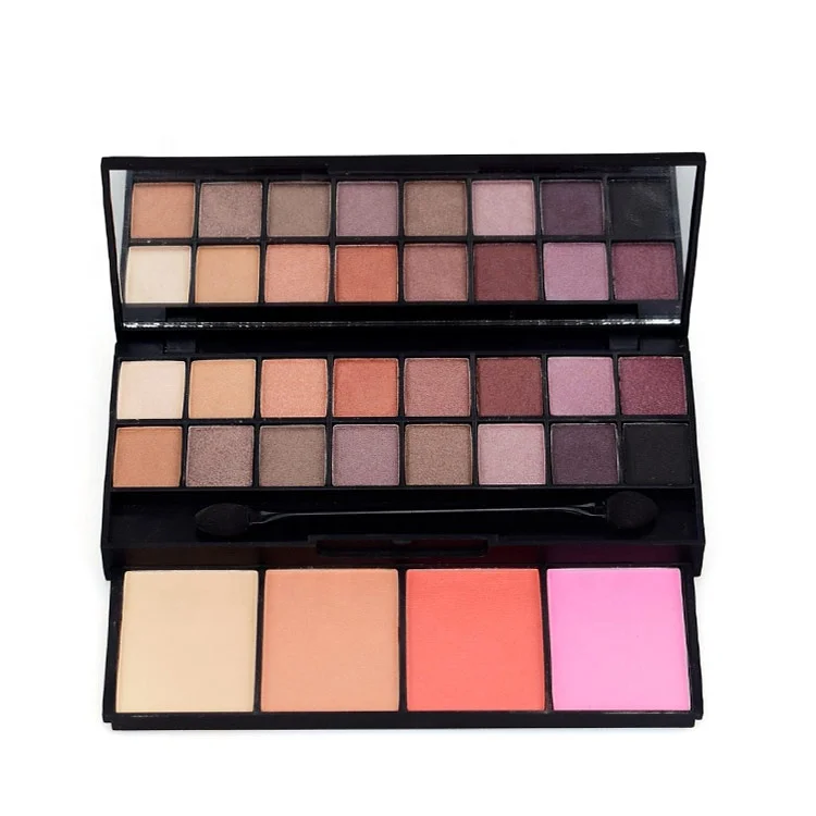 Косметические товары, распродажа, 20 цветов, румяна, набор для макияжа глаз, маленький дорожный набор для макияжа