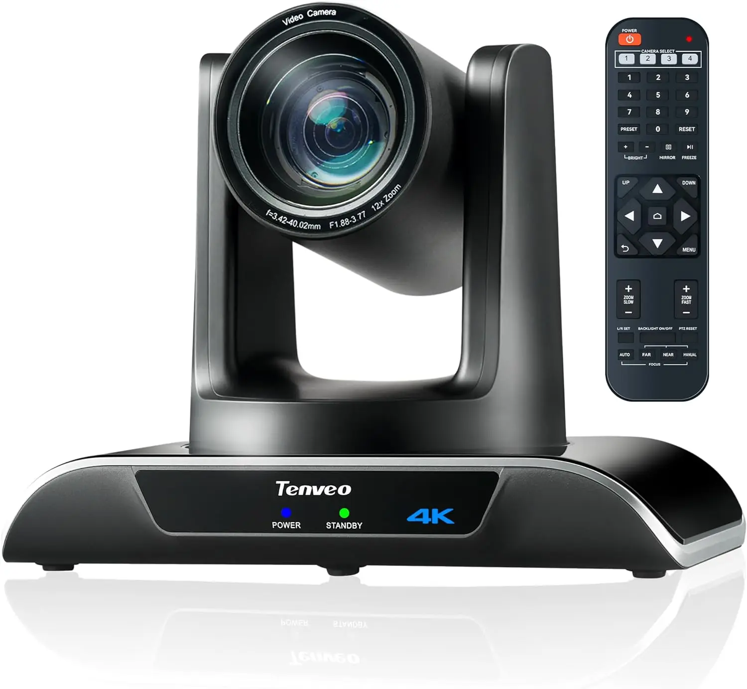 2024 professional and useful  TEVO-VHD-12U-4K conference camera 4k PTZ camera 12X zoom  USB 3.0/HDMI video camera for live