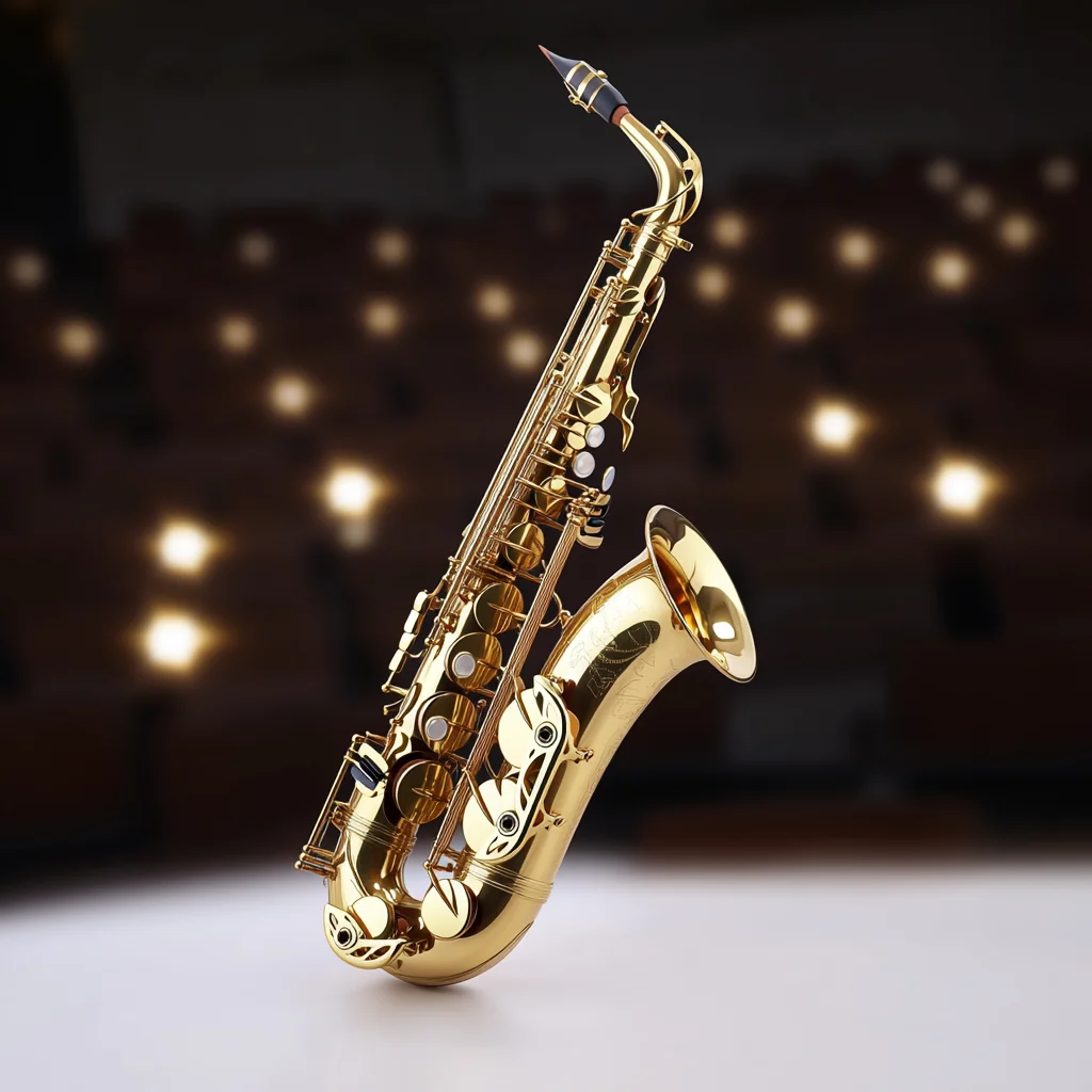 China Professional High Grade Customized Gold Printed Eb Alto Saxophone For Sale