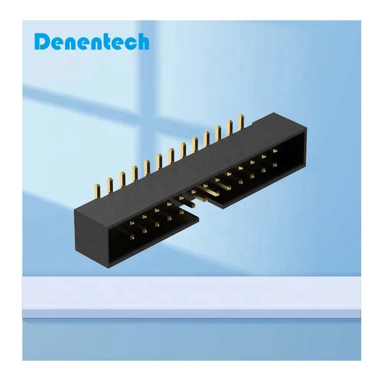 Заводская распродажа, черный прямой разъем SMT 2,54 мм, коннектор для печатной платы