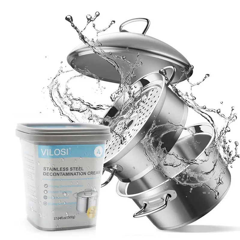 Best selling stainless steel cleaning paste cookware cleaner cream