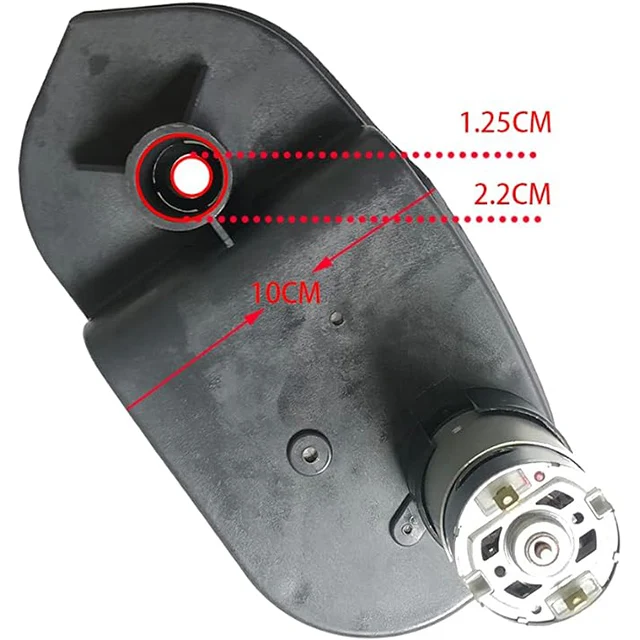 Children Ride on Car Parts High Power Wheels Gearbox Torque 24 Volt Motor 30000RPM Gear Box