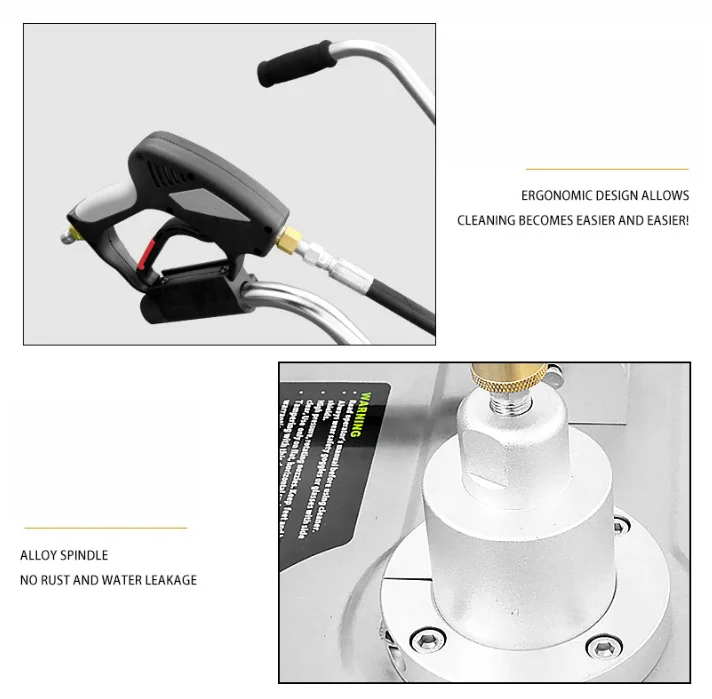 Pressure Washer High Pressure Water Surface Cleaner High Pressure Washer For Rubber Flooring Garden Grounds