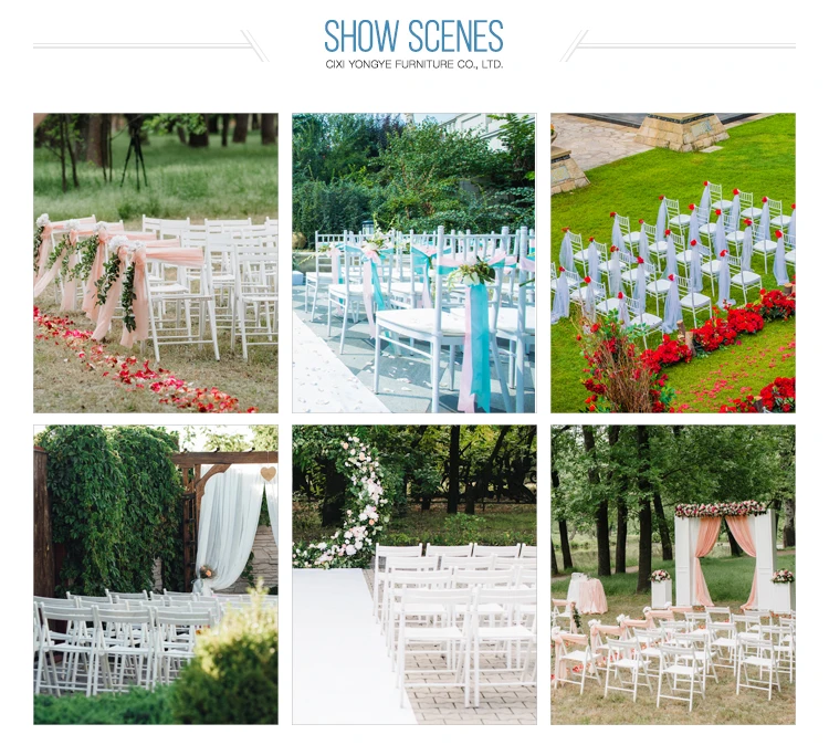 white plastic folding chairs