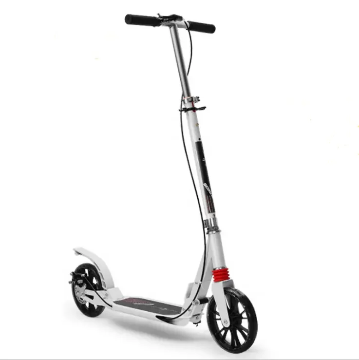 2023 new design disc brakes with double suspension 200mm big PU wheel scooters for teenager