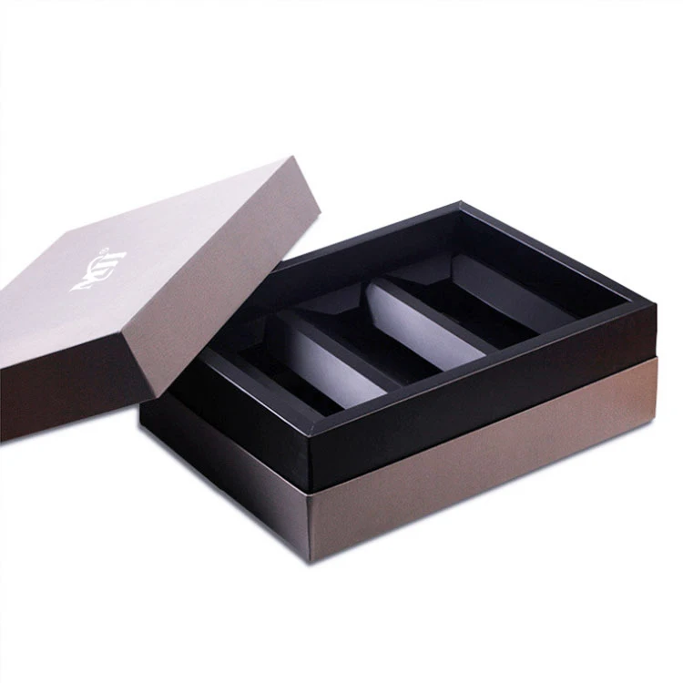 Luxury Double Open Door Leather Perfume Box Packaging Custom Cosmetic Skin Care Serum Magnetic Gift Box With Logo