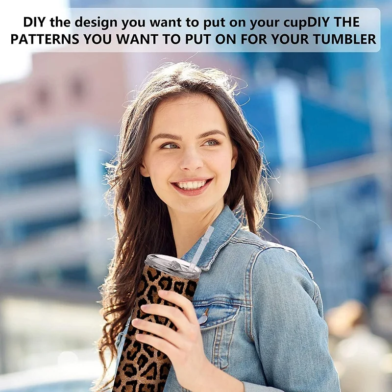 SAVY FREE SHIPPING US Warehouse Skinny Straight Blanks Sublimation Tumbler 20oz With Lids Straw Stainless Steel  Heat Transfer