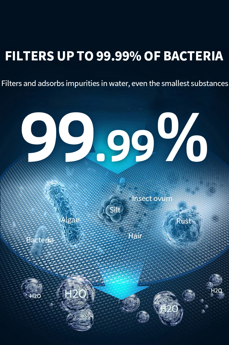 handy portable outdoor water purifier flushable water purification straw for hiking camping survival bottle purifying