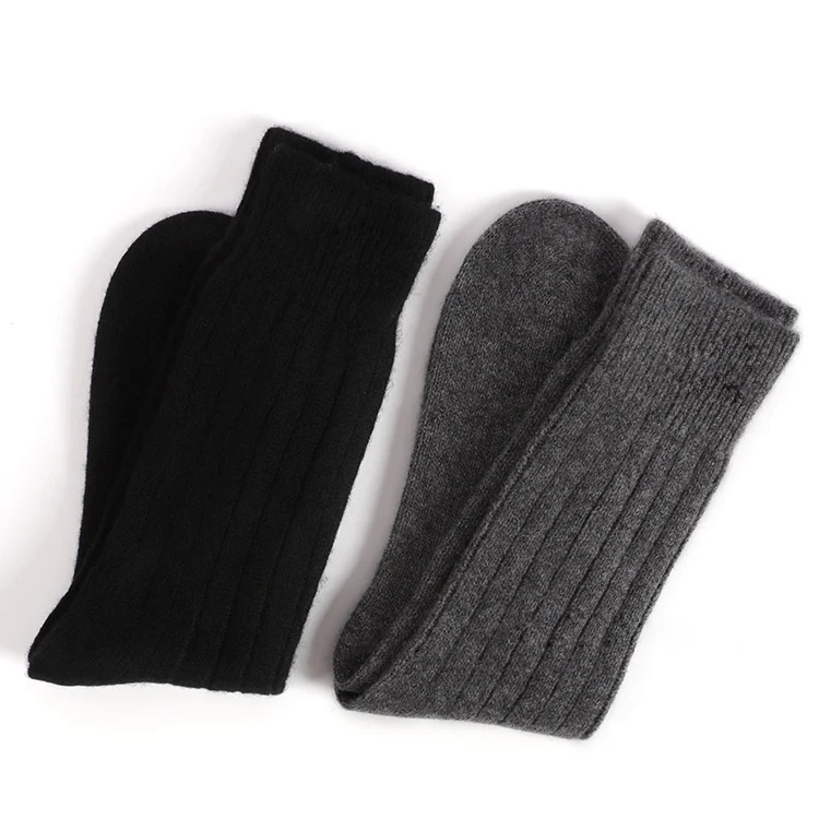 Winter Warm Thick Socks Custom Logo Wool women Cashmere Socks