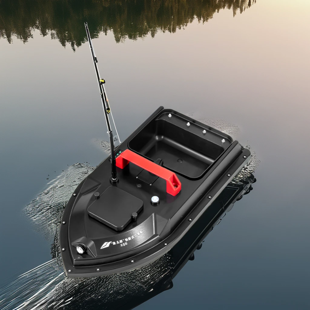 Simple to operate dual motor dual bucket fishing feeder