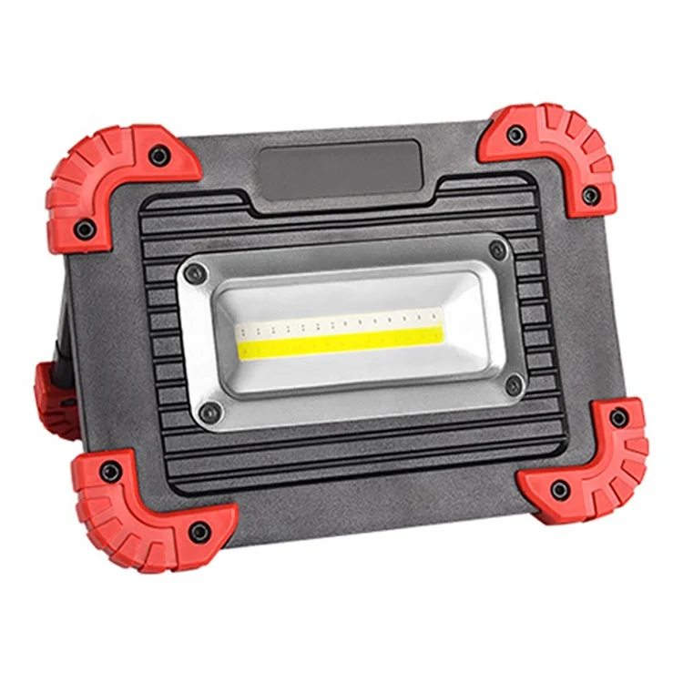 Portable Foldable Solar Rechargeable Flood Lighting Multi-function COB Work Light for Camping Hiking Car Repairing Emergency