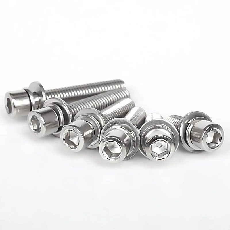 Шестигранная головка DIN GB из нержавеющей стали болт и гайка шайба комбинация