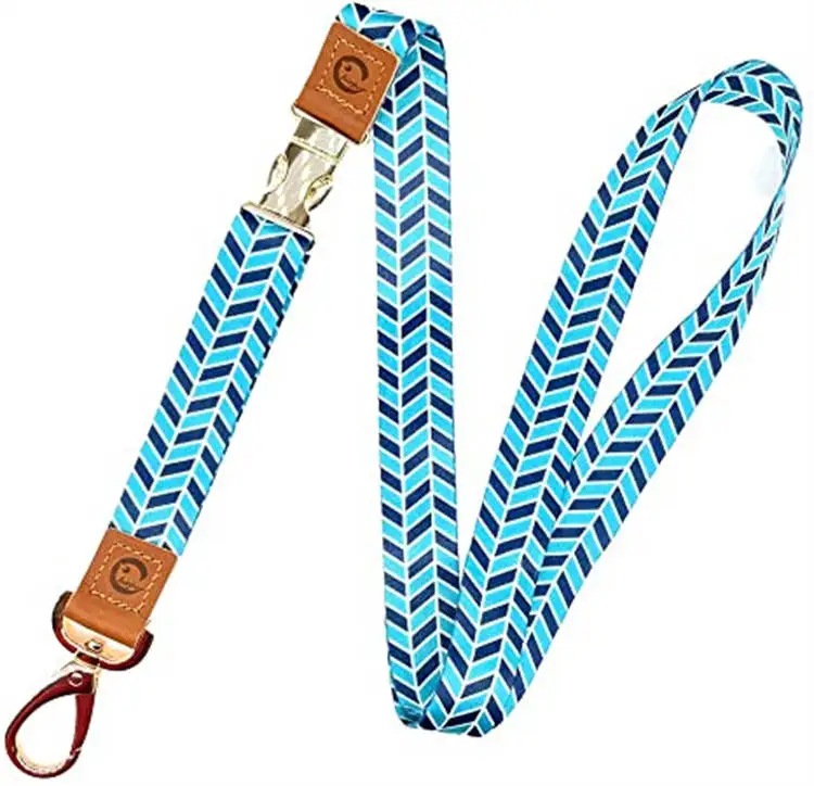 ID, Wallet and Cell Phone Detachable Lanyard for Neck and Wrist, Functional Fashionable Strap Key Chain Holder