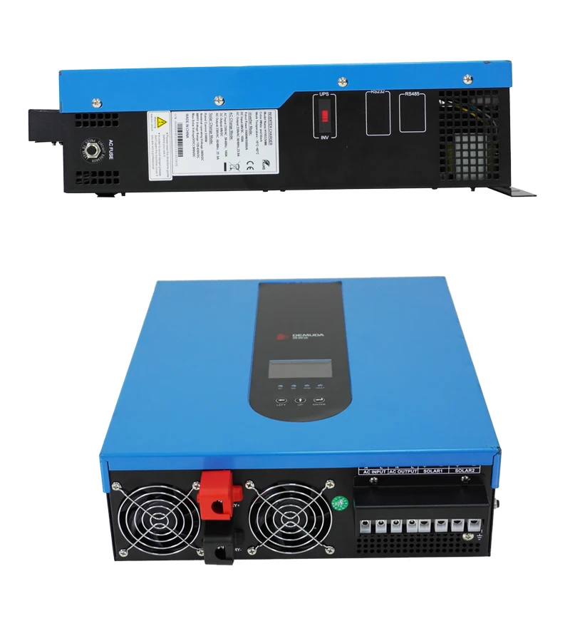 Manufacture MPPT Pure Sine Wave Inverter 24v 48v DC to 220V AC 5000W 5000w hybrid inverter