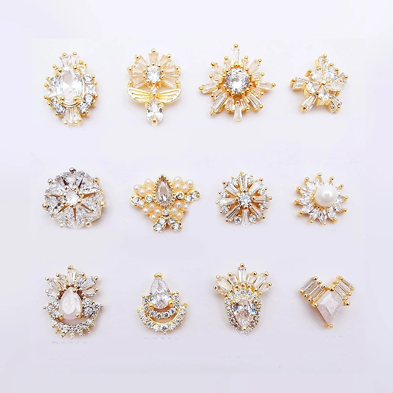 Nail Art Jewelry Alloy Zircon Diamond Nail Art Zircon Charms