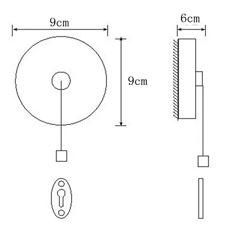 Big 9.5cm Retractable Cloth Line Bathroom Outdoor Steel Laundry String Line