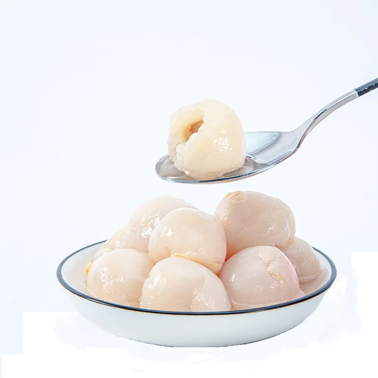 Chinese  supplier new season  factory supplier  in tin package canned fruit canned lychee / lichee whole in syrup