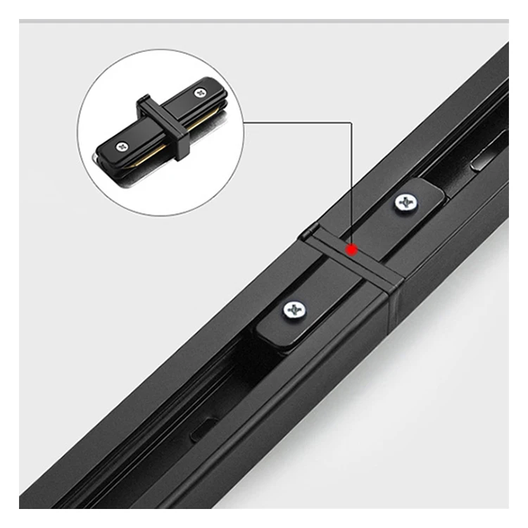 1 meter 1.5 meters 2 meters aluminum guide rail thickened track bar telescopic rod 2 line track bar