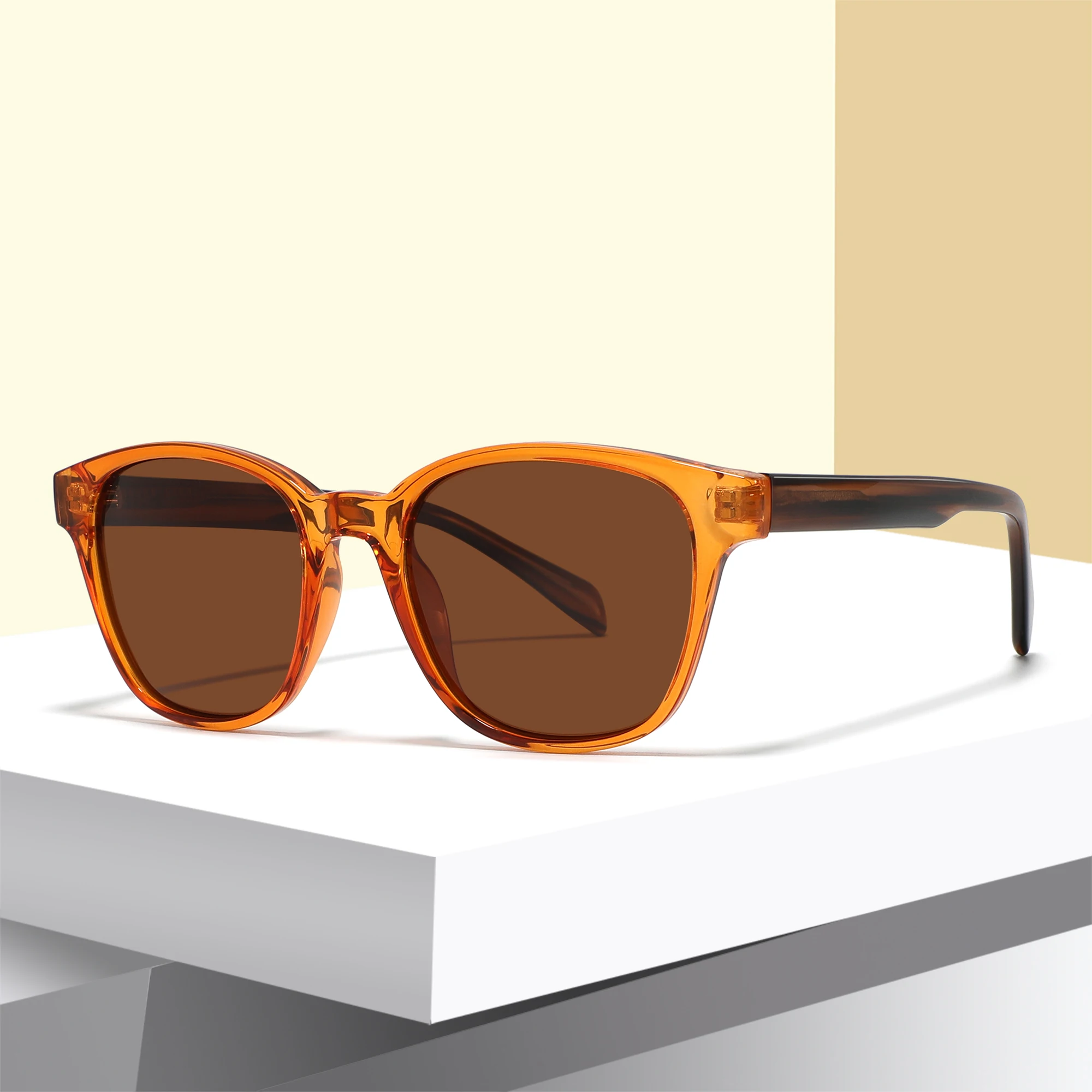 High Quality TR90 Polarized Custom sunglasses ogo 2024 Acetate Sunglasses square Frames Sunglasses Men Women