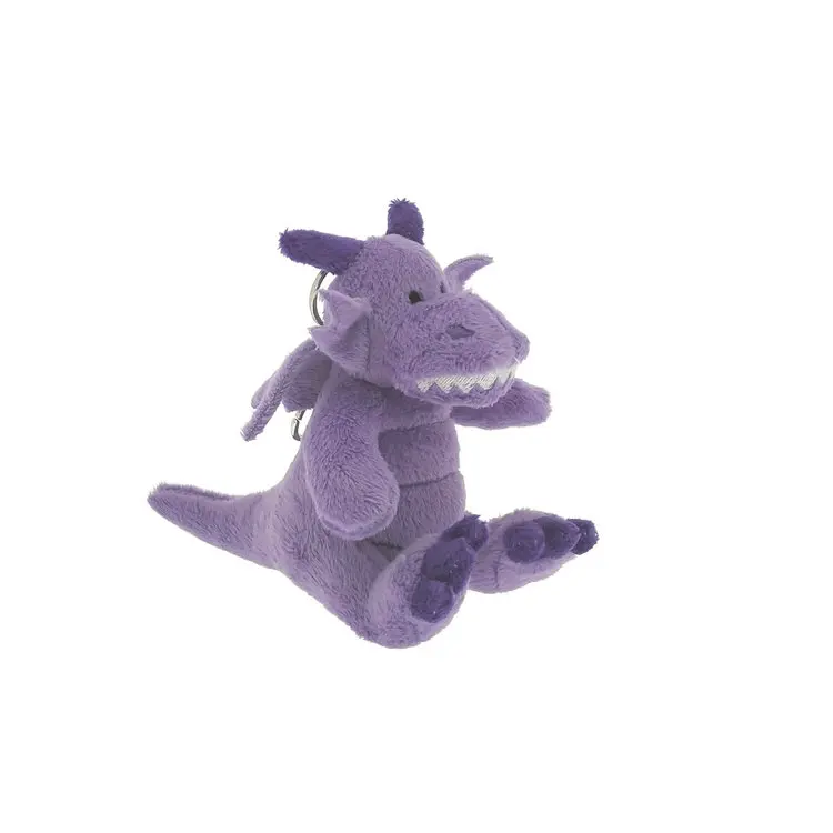 2021 hot sale high quality stuffed animal character plush dinosaur dragon cool toys keychain