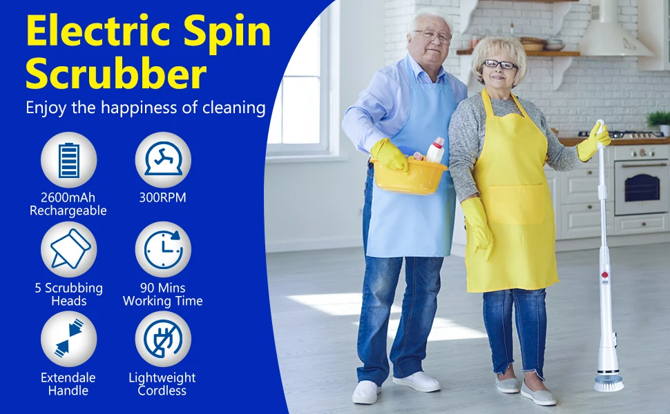 Latest Design Hand-Held Electric Dish Cleaning Brush