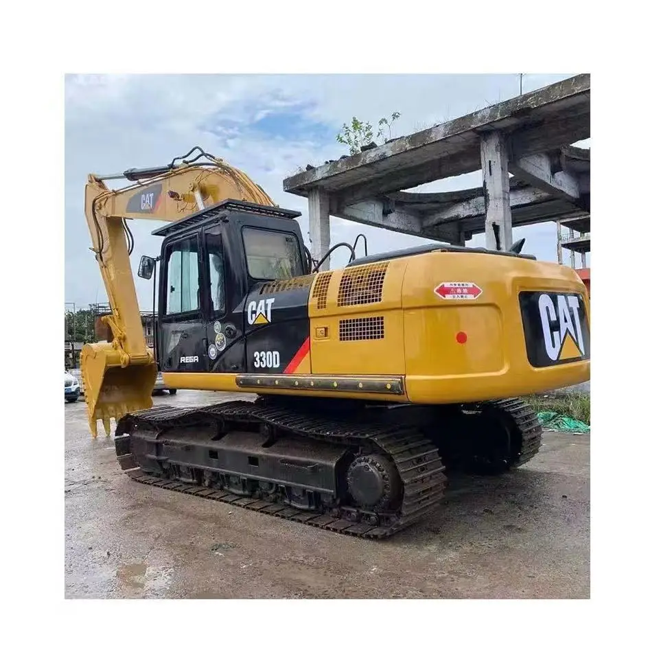 Подержанный строительный экскаватор Cat 330D землеройный CAT подержанный гусеничная техника для