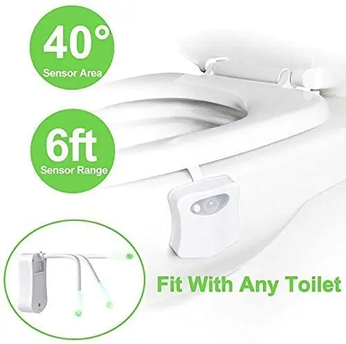 Amazon Hot-sale led toilet sensor light motion sensor night lights for bedroom