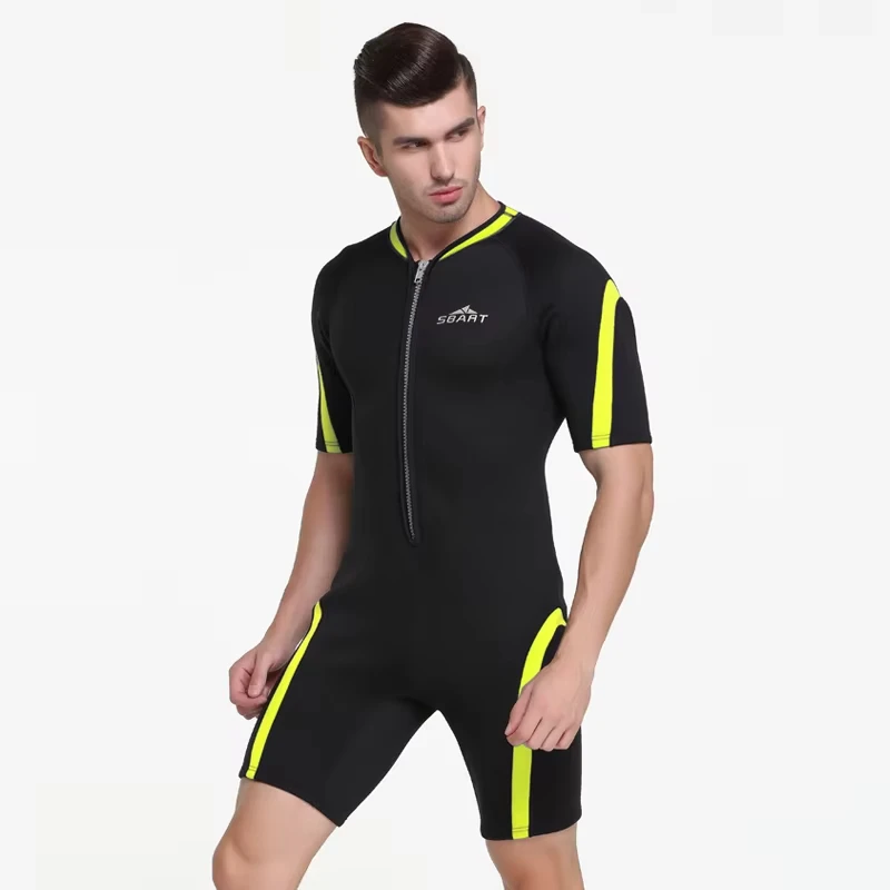 Factory wholesale custom Neoprene Surfing Diving suit Wetsuits Shorty Sleeves Wet Suit Men Diving Suit wetsuit