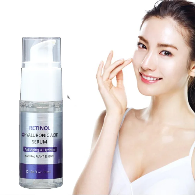
High Quality Face Antioxidation Retinol Hyaluronic Acid Serum 