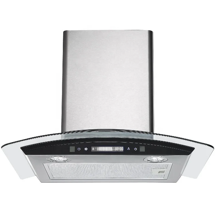 kitchen stainless steel extractor hood 60cm cooker range hood