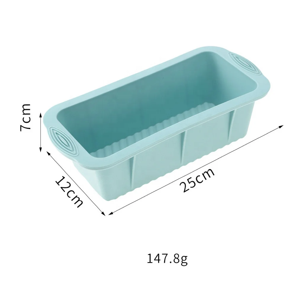 Hot Sale Wholesale Silicone Baking Cake Molds Rectangular Silicone Bread Pan Toast Bread Mold Cake Tray Mould Cake Tools