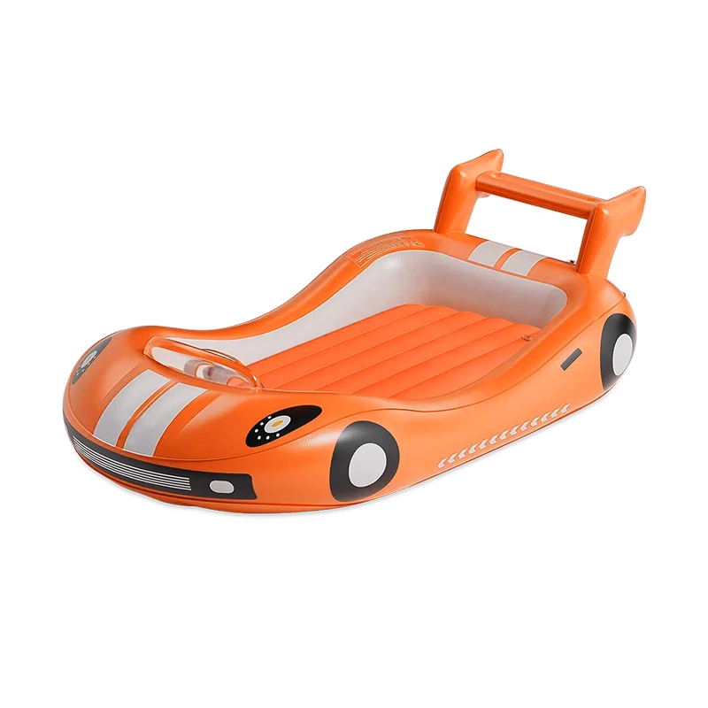 Toddler Travel Bed with Sides Outdoor Kids Air Mattress Perfect for Camping Travel Hotel Home Use