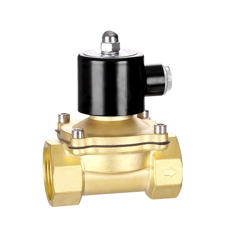 Good quality 2way brass water valve solenoid valve 220v normal close wire control valve