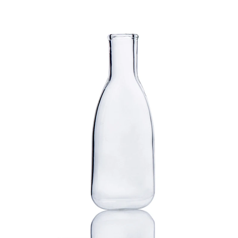 Custom High Quality Chemistry Laboratory High Borosilicate 3.3 Glass Eggplant-Shaped Cell Culture Flask 250ML 500ML
